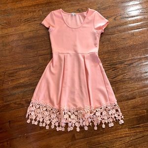 Charlotte Russe light pink dress women’s medium